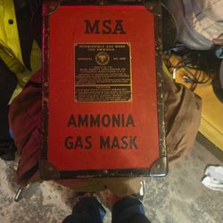 MSA AMMONIA GAS MASK CIRCA1930
