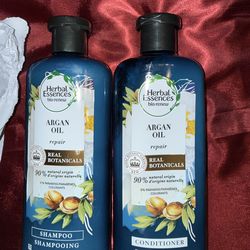Herbal Essences Argan Oil Repair Shampoo & Conditioner Set, Moisturizes & Smoothes, Paraben-Free, Color-Safe, pH-Balanced, 2-Pack