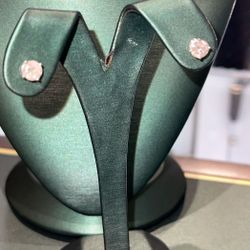 White Gold Diamond Stud Earrings