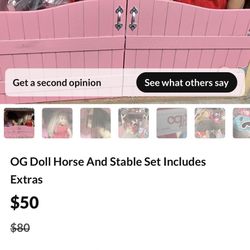 Doll And Horse With Stable - Check My Profile For More Pics