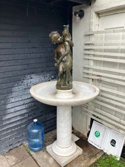 Marble Fountain & Statue