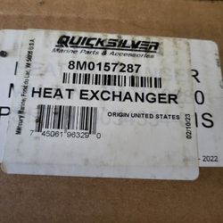 MERCURY MARINE HEAT EXCHANGER 8M0157287 