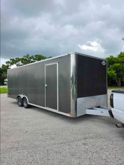 2019 Aluminum Enclosed Trailer  8.5 x 24 Heavy-duty 10k Axels