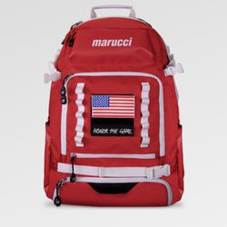 Red Fortress Marucci Baseball/Softball Backpack  Bag! Brand New!