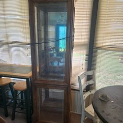 Vintage Display Curio Cabinet