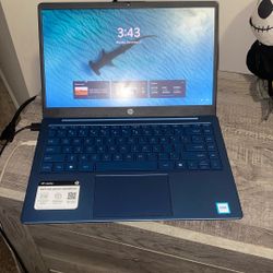 HP 14-ep2012wm 14" HD N4020 2.6GHz Intel Graphics 4GB RAM 128GB SSD Win 11 Home