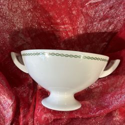 Hutschenreuther 1(contact info removed) Large Serving Bowl Good Condition 13 1/2” Across W/Handles 11” Diameter 7” Tall Pedestal Is 5” Diameter 2” Tal