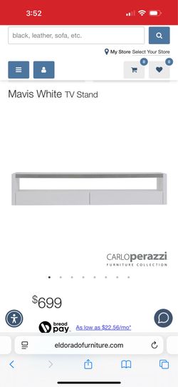 White TV Stand