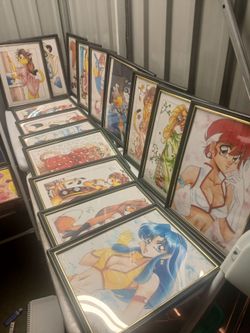 Framed Anime Art Prints Collection