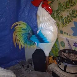 6ft Tall Rooster Yard Art