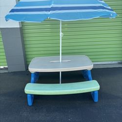 Full size little tikes toddler picnic table for kids