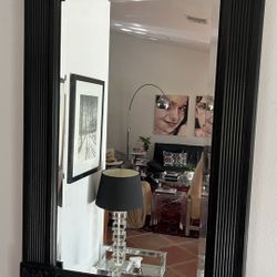 Vintage Wood Mirror Farmhouse Antique 