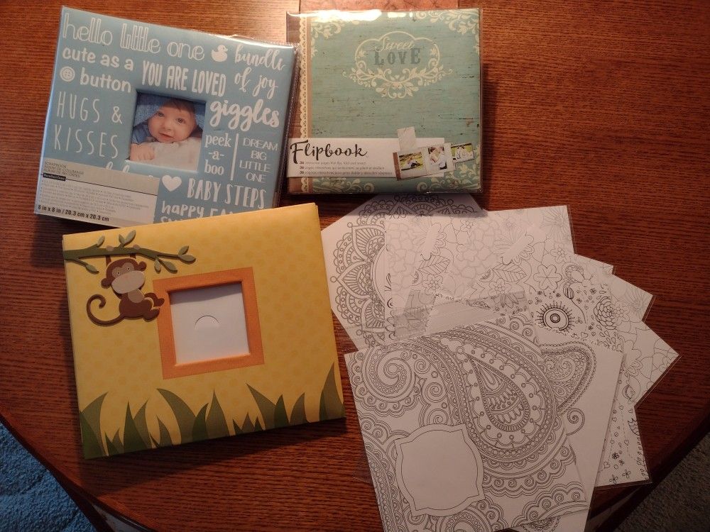  2 new 8X8 Scrapbooks - The Flip book was sold.