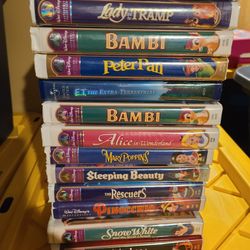 Masterpiece Collection Disney Vhs 5 Each 