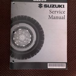 Suzuki GZ250 Motorcycle Service Manual