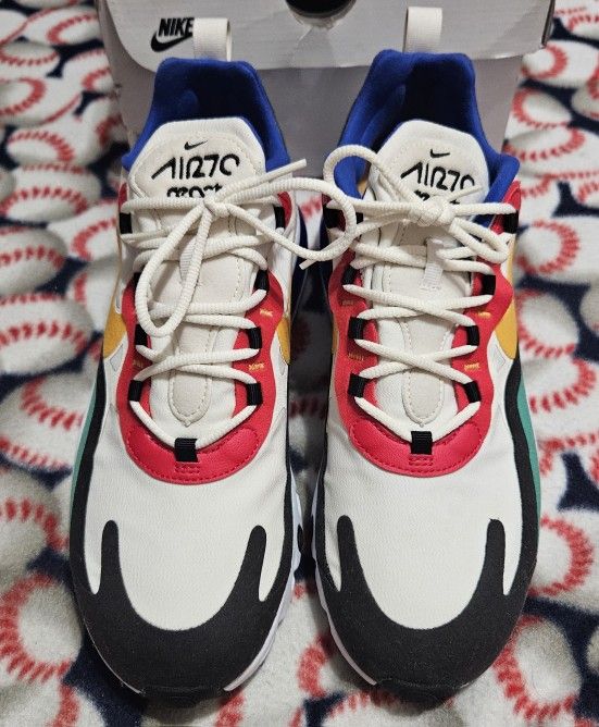 Pre owned NIKE AIR MAX 270 REACT BAUHAUS AO4971 002, Size Men's