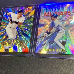 Derek Jeter Holo Foil Refractor Lot