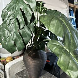 Artificial Plant And Vase