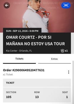 Omar Courtz Ticket