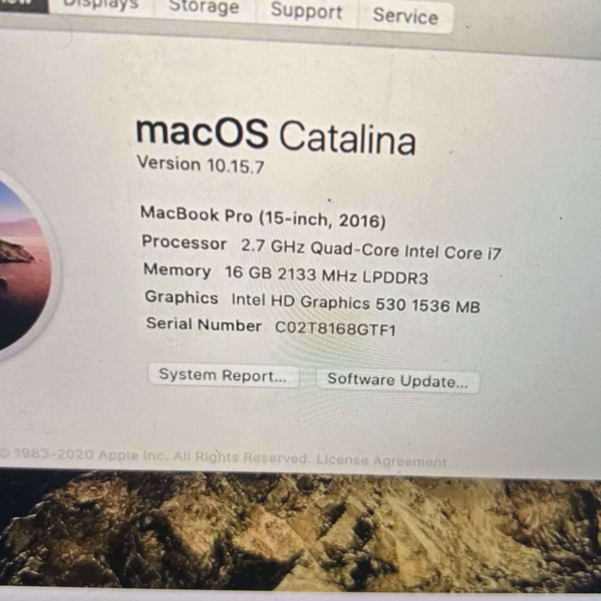 Apple MacBook Pro 15”