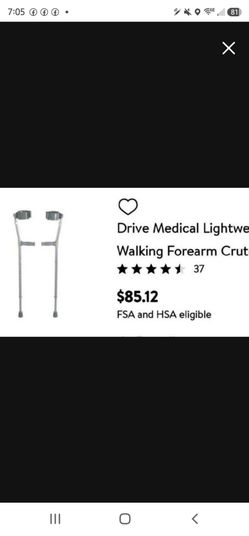 FOREARM CRUTCHES