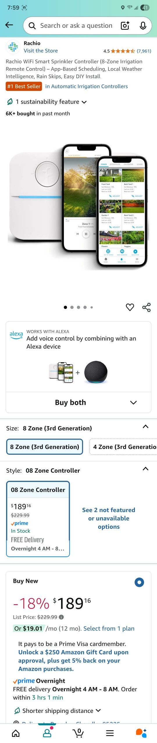 Rachio 3 Sprinkler Controller