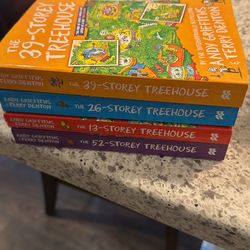 4 Books In The Storey Treehouse Series 