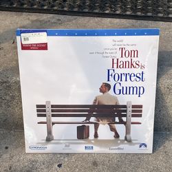 Forrest Gump (1994) - Sealed LaserDisc (Pioneer/Paramount, Double Disc, Widescreen Edition)  This is a brand new, factory-sealed LaserDisc edition of 