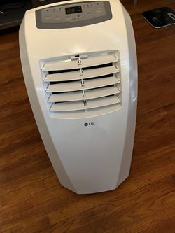 LG White Portable Air Conditioner Ac Unit 10,000 BTU