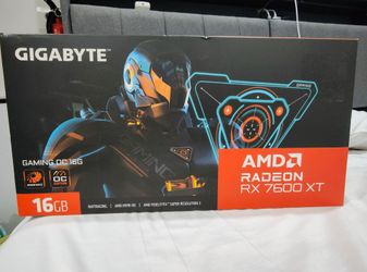 Gigabyte Radeon RX 7600 XT 16GB Gaming OC  GPU