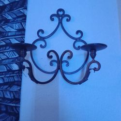 Candle Holders  Vintage Very Light But Heavy Goldfish Blackish 