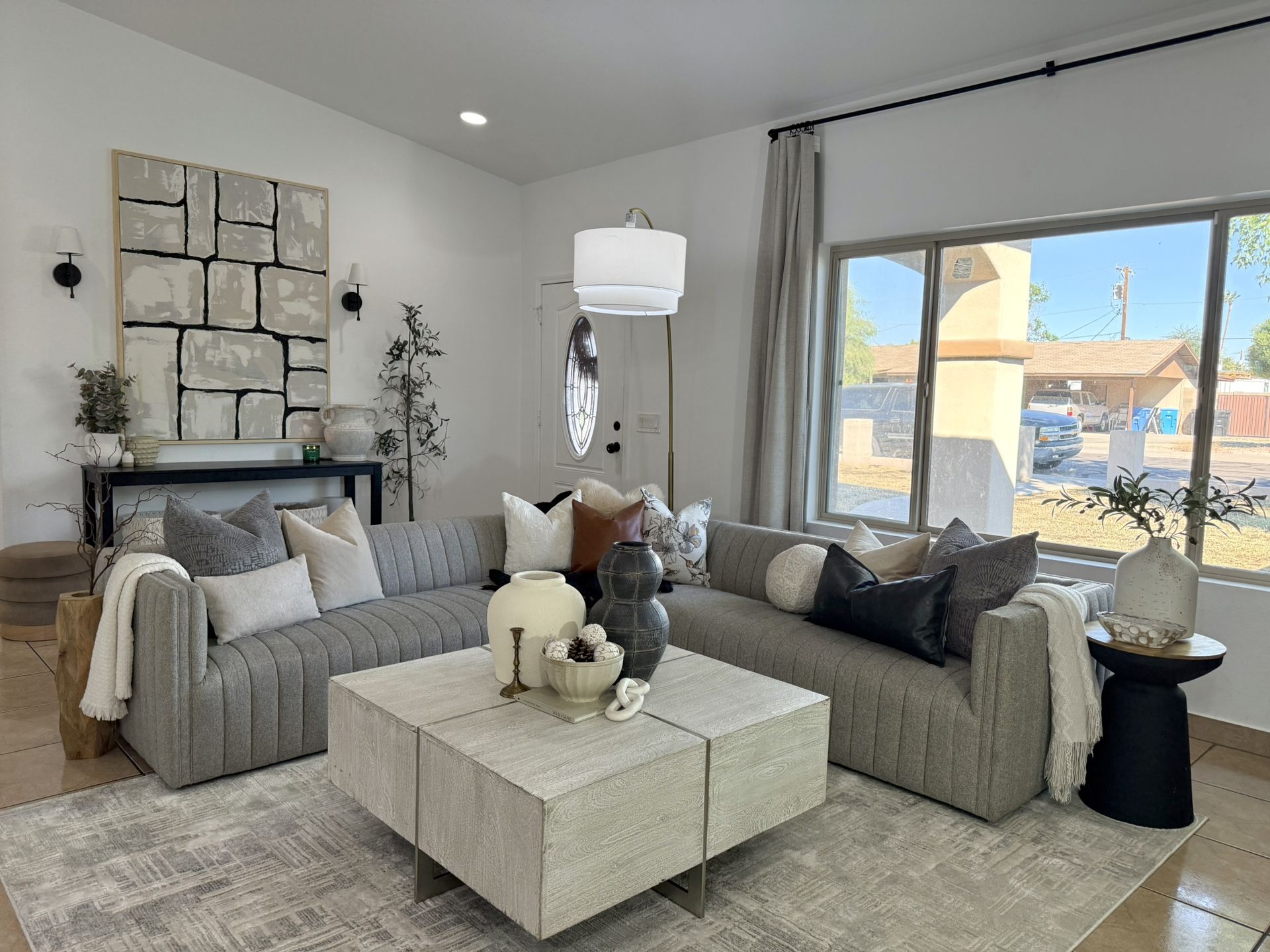 Four Hands 3pc sectional sofa