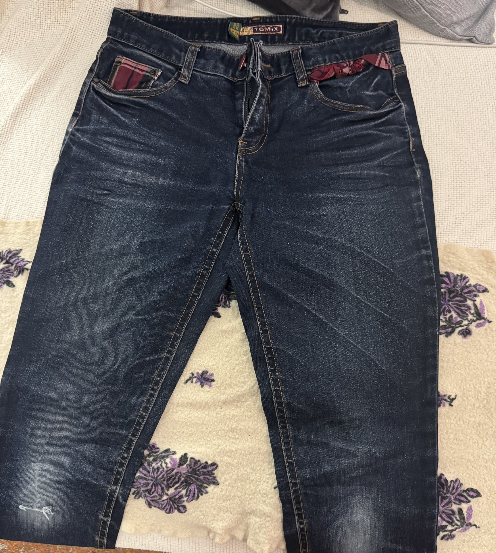 Tomix Jeans Dark Blue Size 27 – Classic Straight Fit, Great Condition