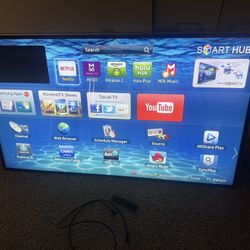 SAMSUNG 65” LED SMART TV FLAT SCREEN