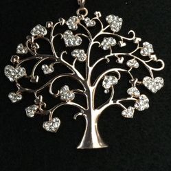 Rose gold Tree Necklace 