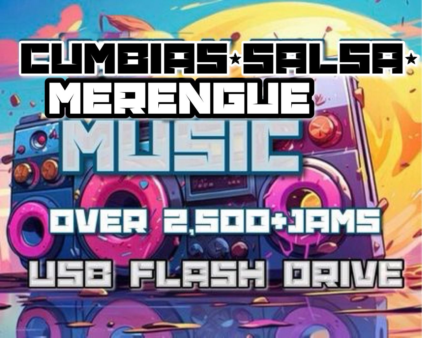 Cumbias•Salsa•Merengue USB Flash Drive 