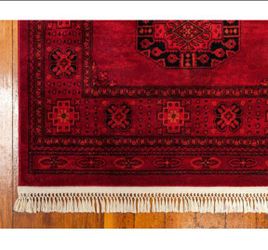 6ft by 9ft Red Area Rug Persian