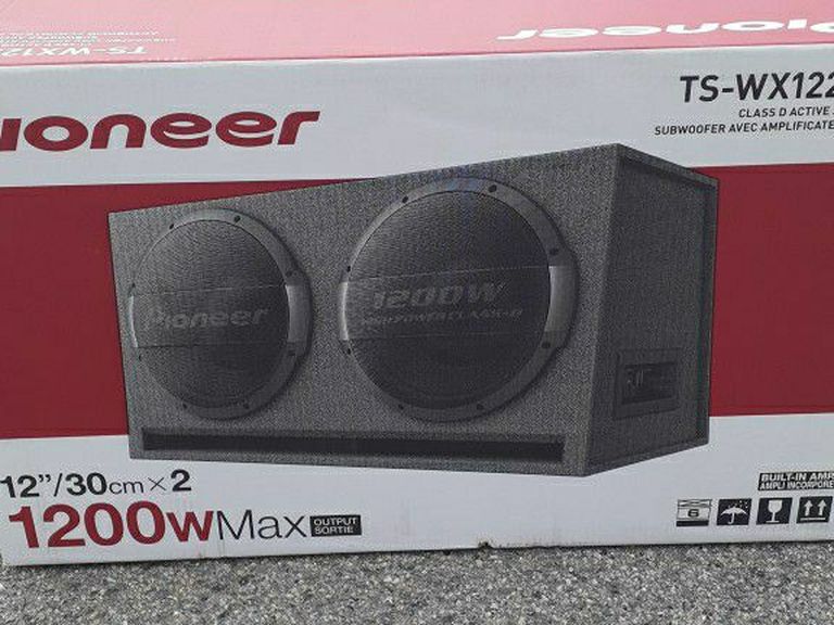 NEW! Dual 12in Amplified Subwoofer System