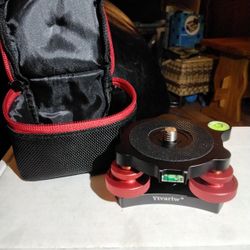 Ytvariw Camera Photography  Tri-wheel Leveling Base