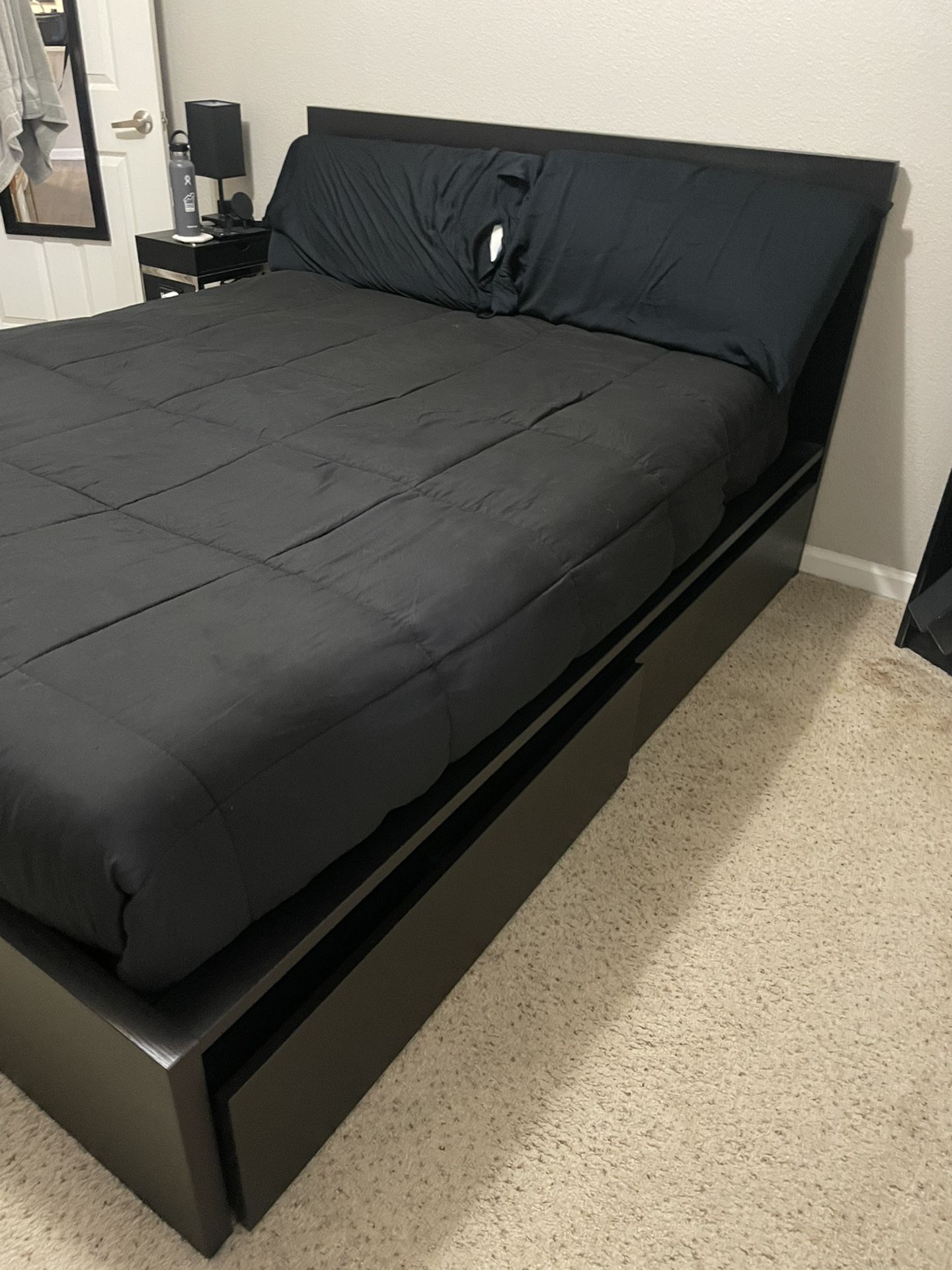 Black Ikea Bed frame 