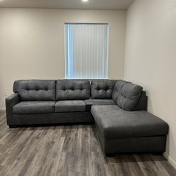 Gray couches 