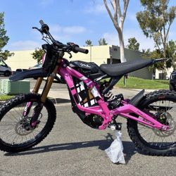 Pink Limited Edition SURRON Light Bee Left On Sale $3499.99 At Turbopowersports We Offer Finances  0.00%  From 12-36  Months With 630 Credit Score Kn