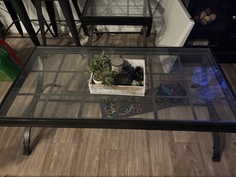 3 piece glass tables