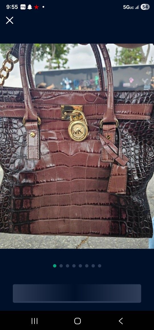 Michael Kors Crocodile Shoulder Bag