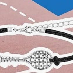 Tennis Racket Bracelet 