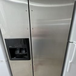 Whirlpool Side By Side Fridge Stainless Steel 