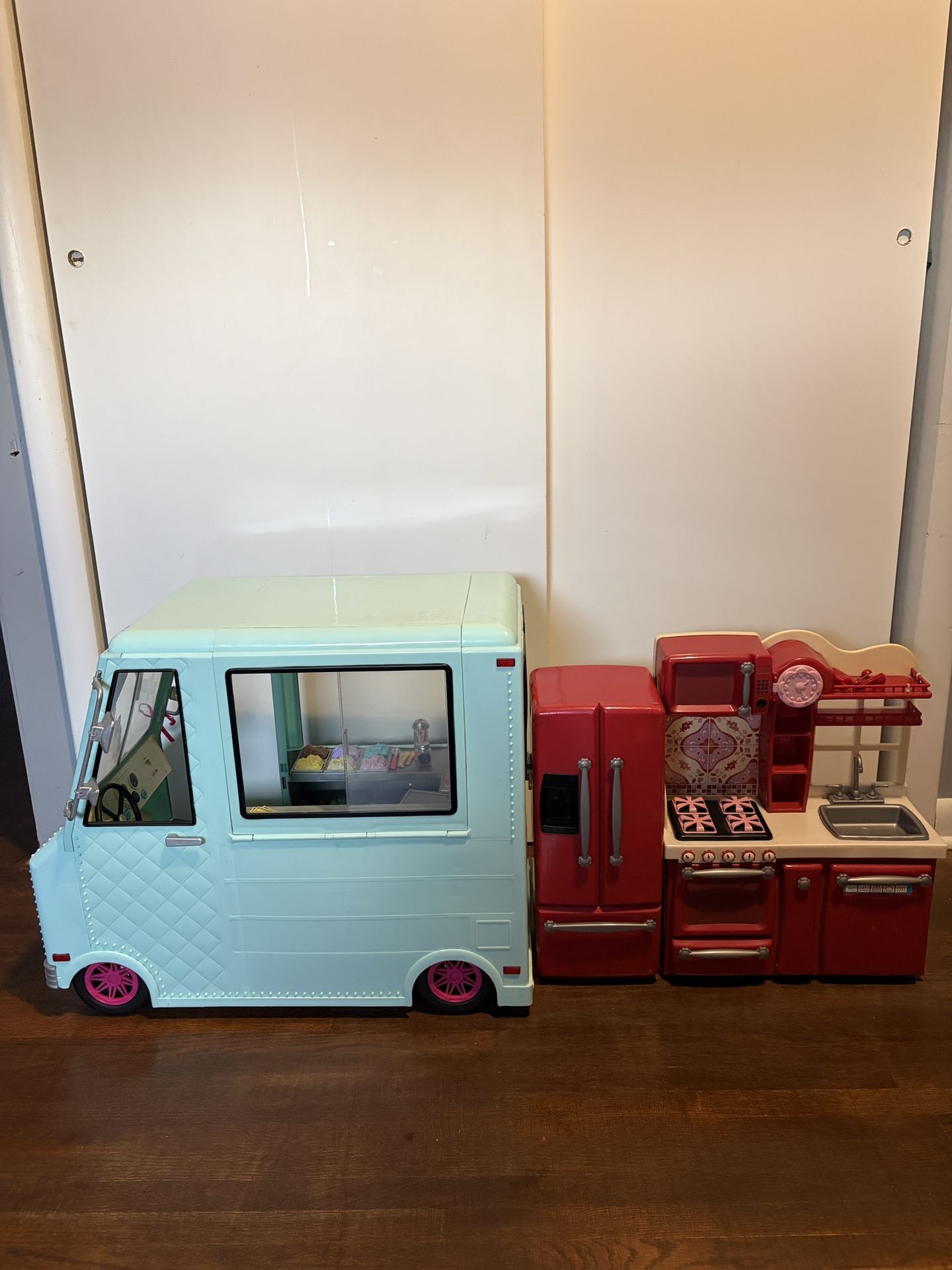 Our Generation Sweet Stop Ice Cream Truck & Kitchen Bundle