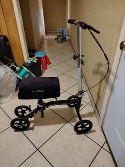 Eilitway knee scooter in real good condition and knee pad is soft. Better description in last pic