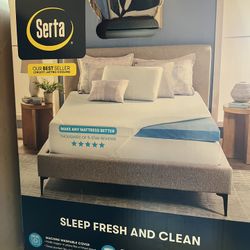 Serta Soothing Cool 3-Inch Gel Memory Foam Twin Mattress Topper NIB