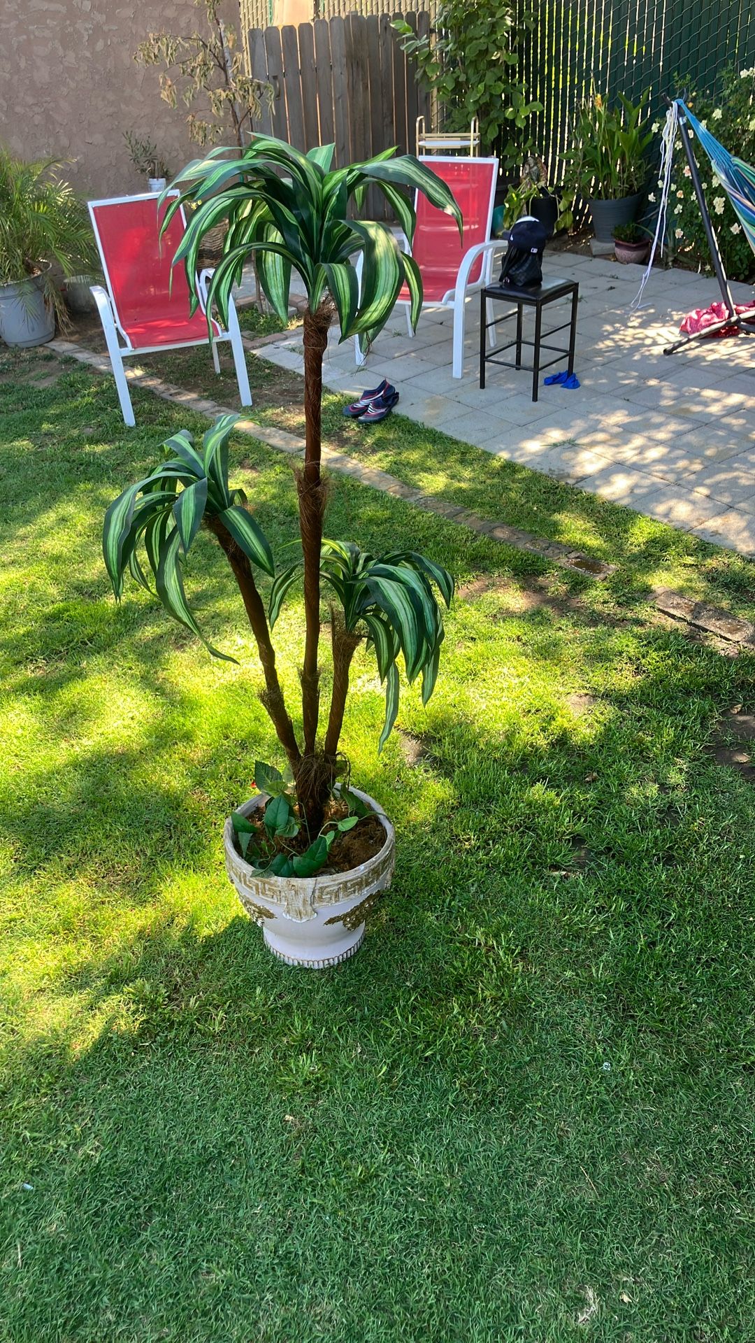 Fake Palm Plant 4 Feet Tall